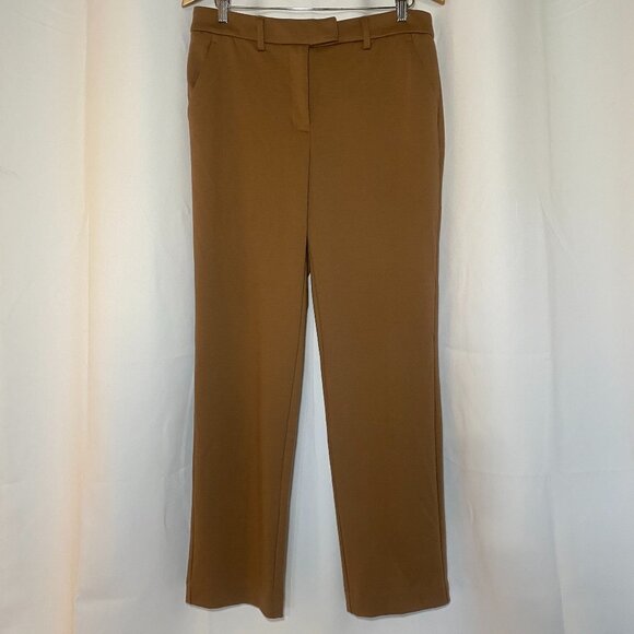 Simply Vera Vera Wang Pants - Simply Vera Vera Wang Tan Trousers Womens 12 Straight Leg High Rise Pants EUC